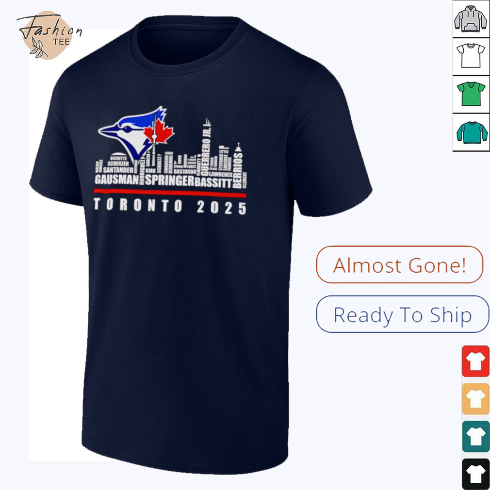 Skyline name Toronto Blue Jays 2025 shirt Skyline name Toronto Blue Jays 2025 shirt