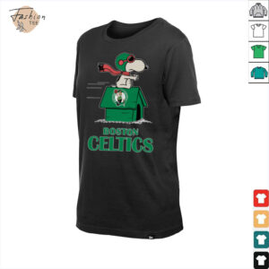 Snoopy Merch Boston Celtics Nba Basketball Snoopy House 2025 T Shirt
