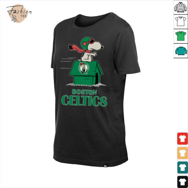 Snoopy Merch Boston Celtics Nba Basketball Snoopy House 2025 T Shirt
