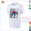 Spider Man Oversized Comic Style Grid Shirt