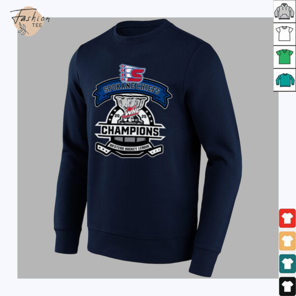 Spokane Chiefs 2025 Western Hockey League National Champions T Shirt