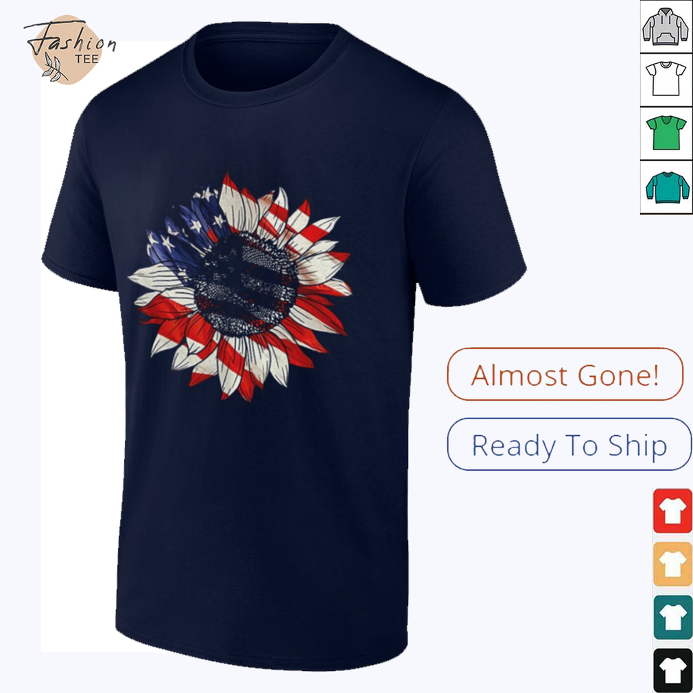 Sunflower American flag 4th of july Merica USA shirt Sunflower American flag 4th of july Merica USA shirt