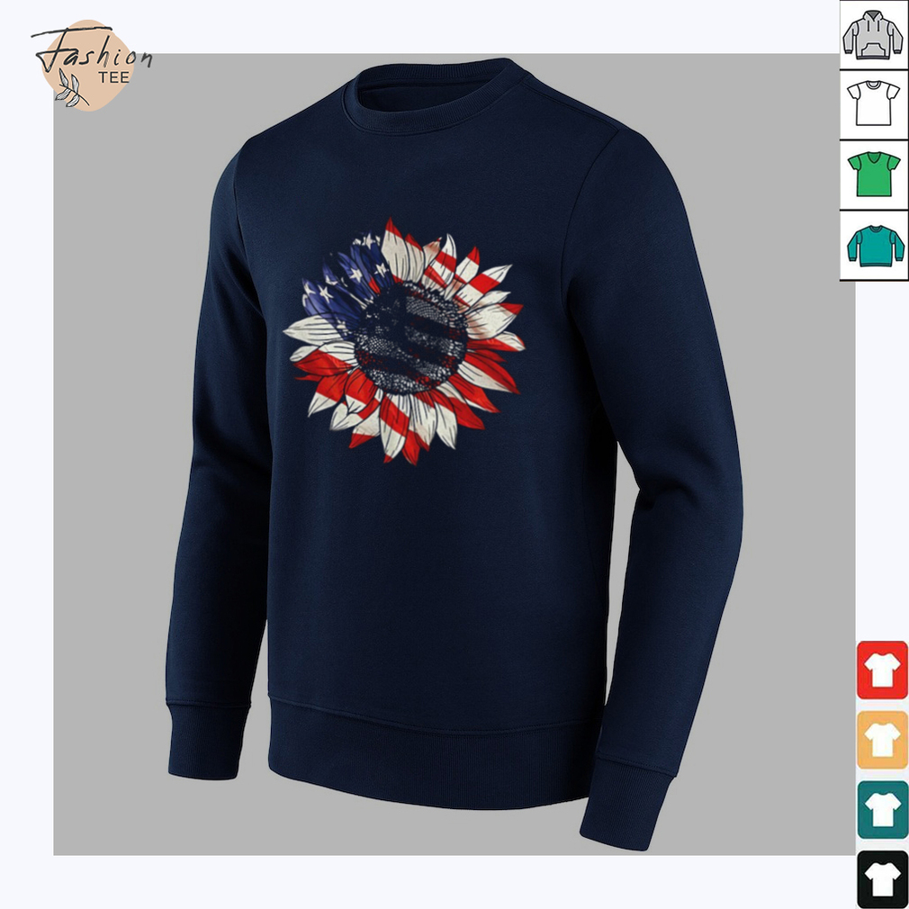 Sunflower American flag 4th of july Merica USA shirt Sunflower American flag 4th of july Merica USA shirt