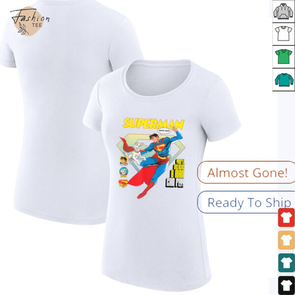 Superman (2025) You’ll Believe A Man Can Fly! Krypto Poster T Shirt