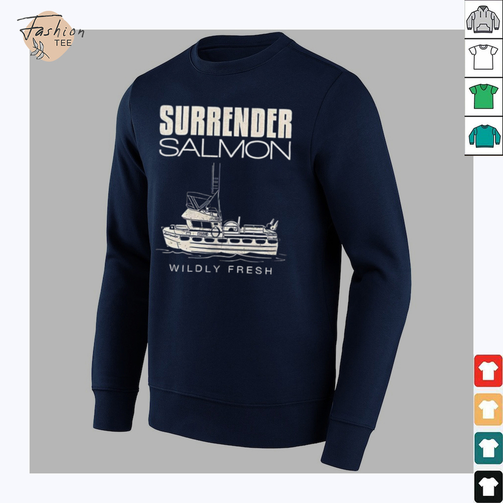 Surrender salmon wildly fresh shirt Surrender salmon wildly fresh shirt