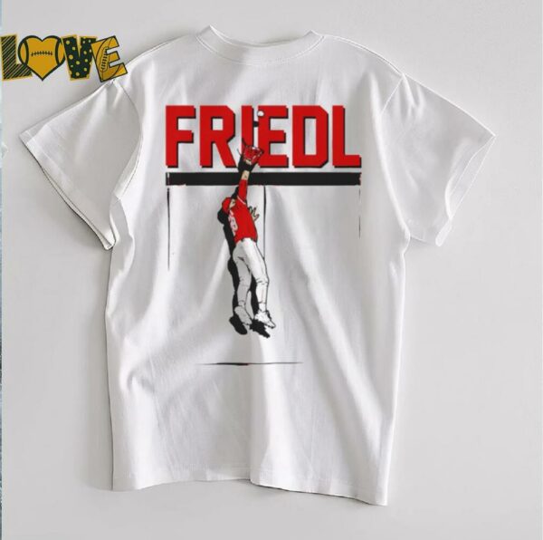 TJ Friedl Called Game Cincinnati Reds baseball shirt