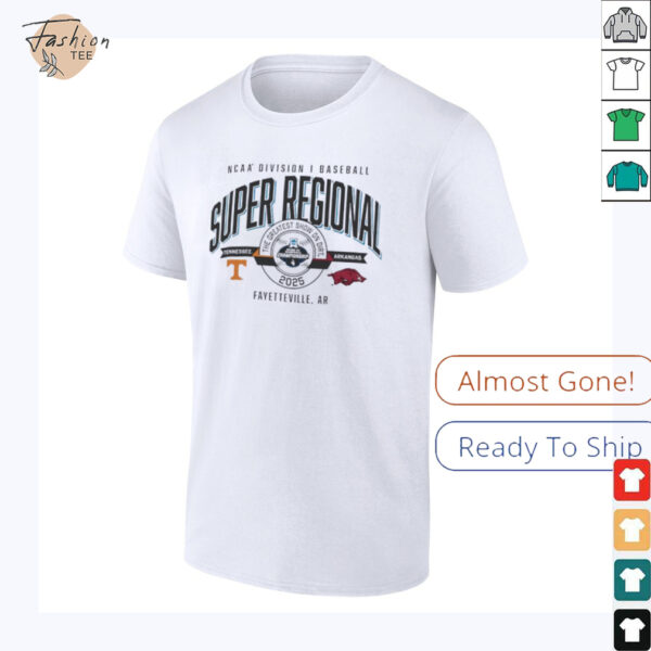 Tennessee vs Arkansas NCAA DI Baseball Super Regional 2025 the greatest show on dirt shirt