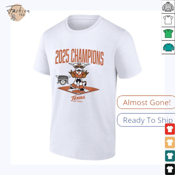 Texas Longhorns   2025 Champs Diamond   NCAA Softball T Shirt