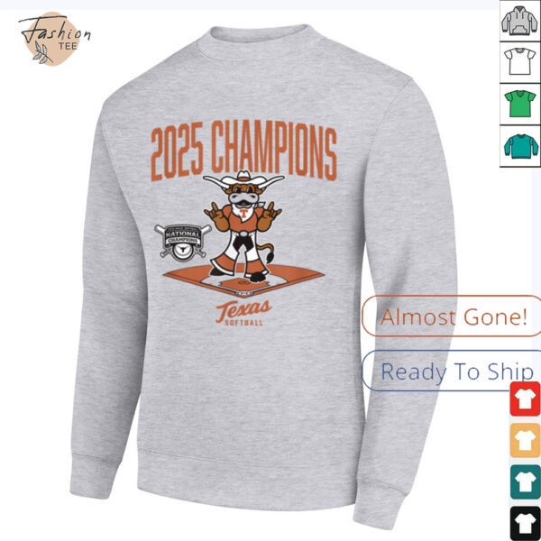 Texas Longhorns   2025 Champs Diamond   NCAA Softball T Shirt
