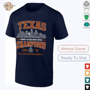Texas Longhorns Women’s College World Series Champions 2025 City Skyline shirt
