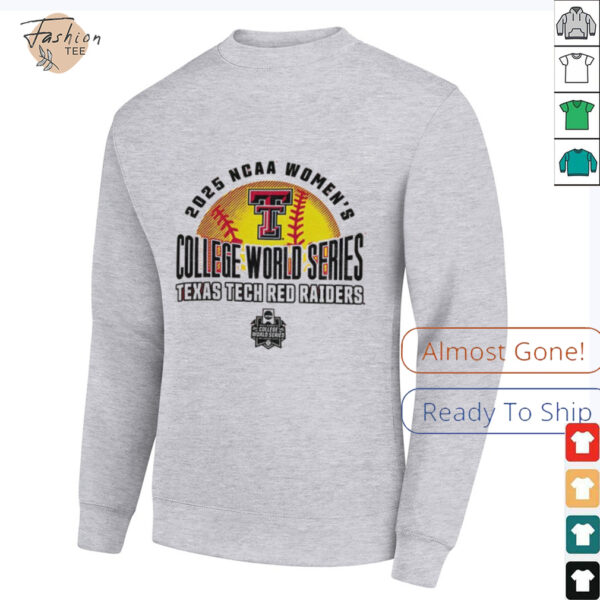 Texas Tech 2025 Softball College World Series NCAA t shirt