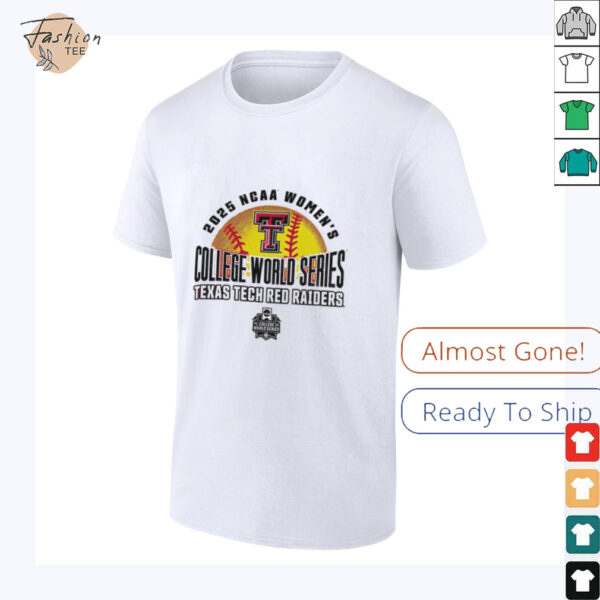 Texas Tech 2025 Softball College World Series NCAA t shirt