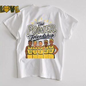 The Power of Friendship Indiana Pacers NBA Basketball cartoon shirt