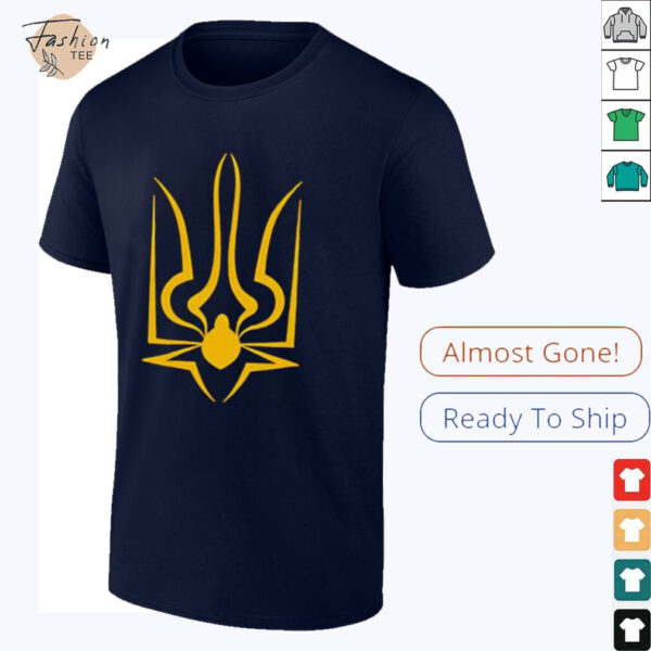 The coat of arms of Ukraine spiderweb T shirt