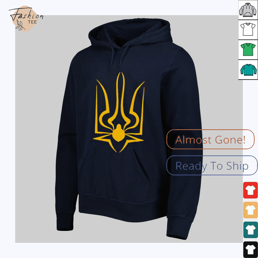 The coat of arms of Ukraine spiderweb T shirt The coat of arms of Ukraine spiderweb T shirt