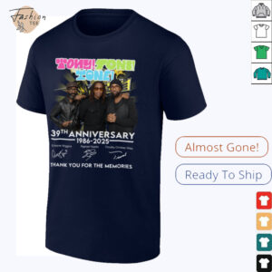 Tony Toni Toné 39th Anniversary 1986 2025 Thank You For The Memories Shirt