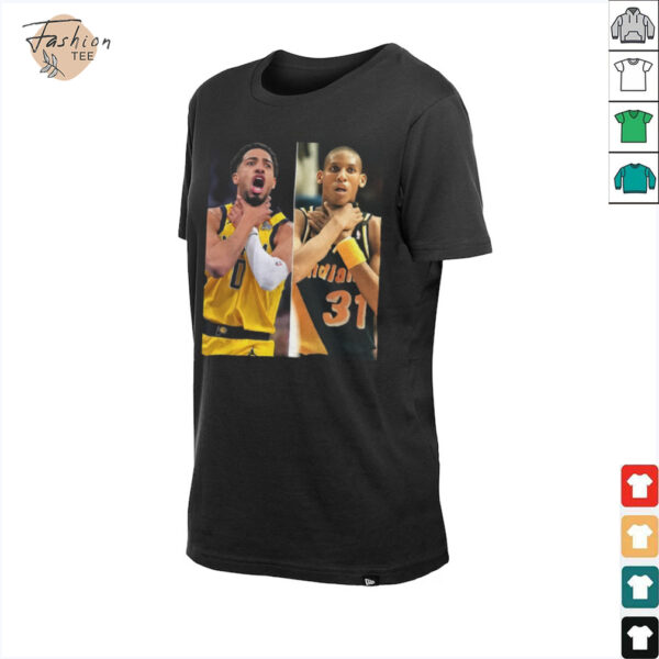Tyrese Haliburton reggie miller Pacers overrate that choke meme shirt