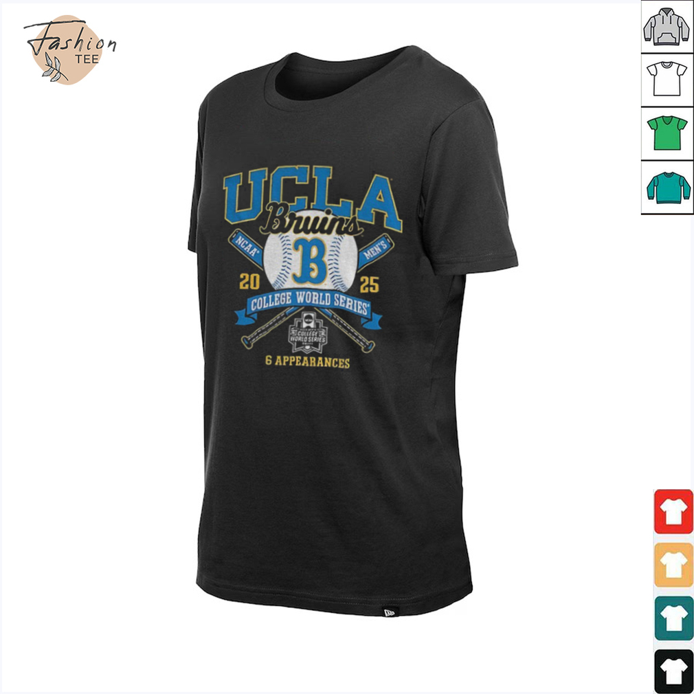 UCLA Bruins NCAA Men’s College World Series 2025 6 Appearances shirt UCLA Bruins NCAA Men’s College World Series 2025 6 Appearances shirt