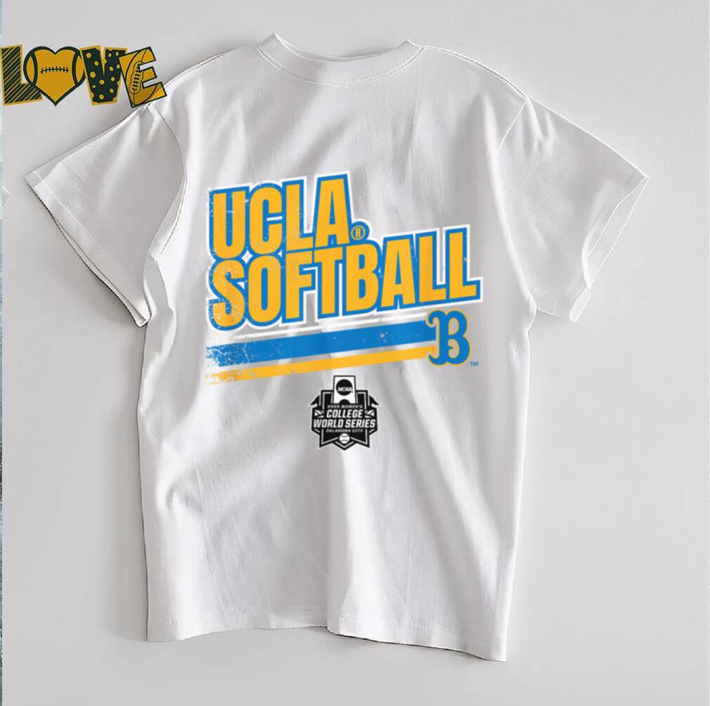 UCLA Softball_ Women's College World Series Stripe T Shirt UCLA Softball_ Women's College World Series Stripe T Shirt