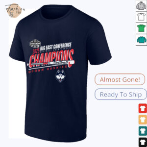 UConn Huskies Softball 2025 Big East Champions T Shirt