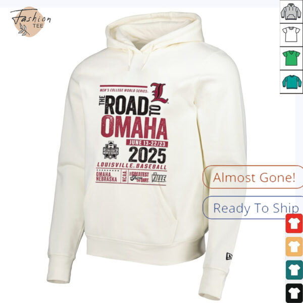 University of Louisville Baseball 2025 College World Series The Road To Omaha shirt