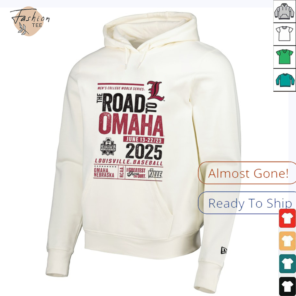 University of Louisville Baseball 2025 College World Series The Road To Omaha shirt University of Louisville Baseball 2025 College World Series The Road To Omaha shirt