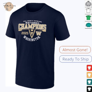 Washington Huskies 2025 IRA Men’s Rowing National Champions shirt
