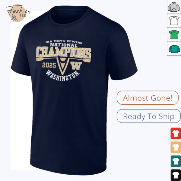 Washington Huskies 2025 IRA Men’s Rowing National Champions shirt