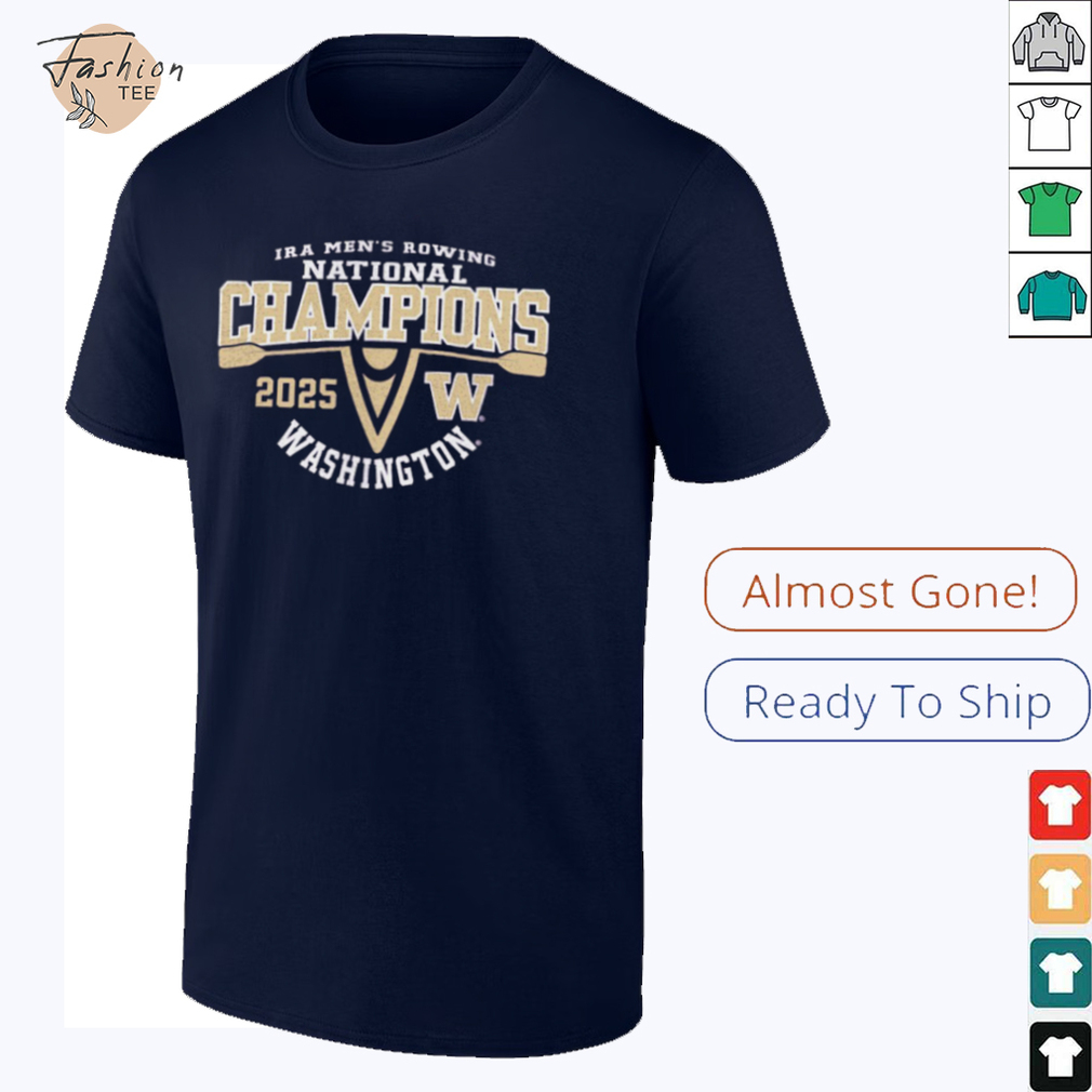 Washington Huskies 2025 IRA Men’s Rowing National Champions shirt Washington Huskies 2025 IRA Men’s Rowing National Champions shirt