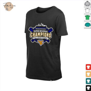 West Virginia Mountaineers 2025 NCAA D1 Super Regionals Champions logo shirt