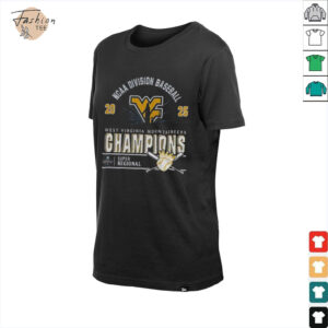 West Virginia Mountaineers 2025 NCAA Division Baseball Super Regionals Champions shirt