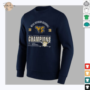 West Virginia Mountaineers 2025 NCAA Division Baseball Super Regionals Champions shirt