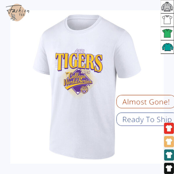Womens LSU Tigers   2025 College World Series   NCAA Baseball V Neck T Shirt