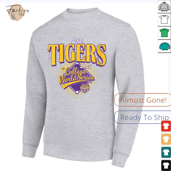 Womens LSU Tigers   2025 College World Series   NCAA Baseball V Neck T Shirt