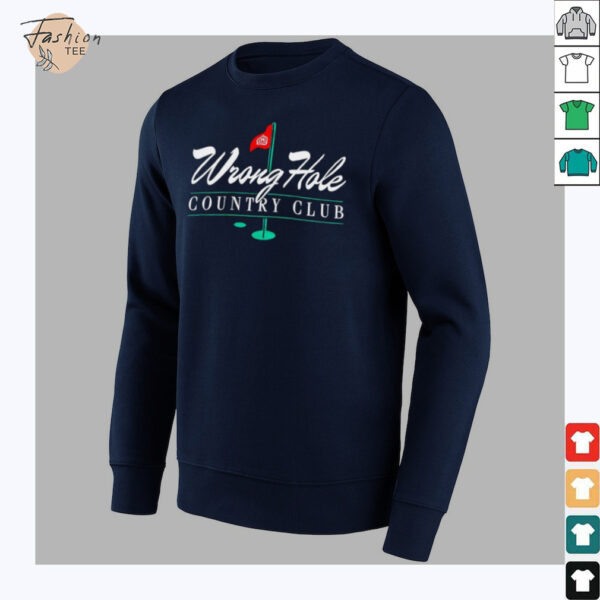 Wrong Hole country club golf shirt
