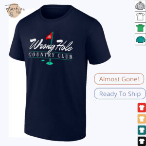 Wrong Hole country club golf shirt