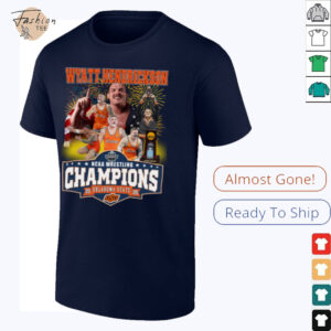 Wyatt Hendrickson NCAA Wrestling Champions Oklahoma State 2025 T Shirt