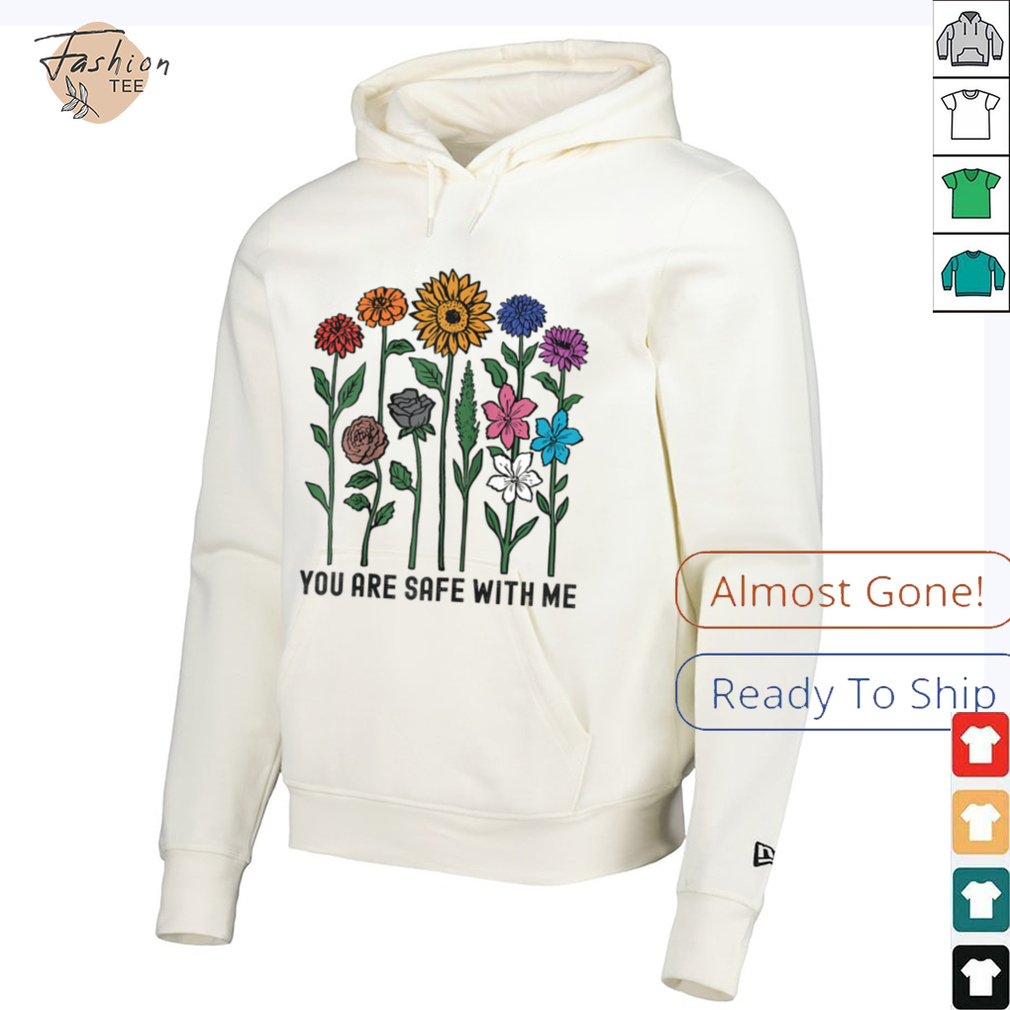 You Are Safe With Me Wildflower LGBTQ Pride Ally You’re Safe Raglan Baseball Tee You Are Safe With Me Wildflower LGBTQ Pride Ally You’re Safe Raglan Baseball Tee