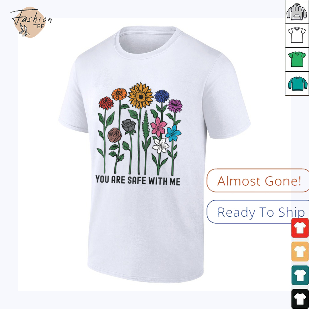 You Are Safe With Me Wildflower LGBTQ Pride Ally You’re Safe Raglan Baseball Tee You Are Safe With Me Wildflower LGBTQ Pride Ally You’re Safe Raglan Baseball Tee