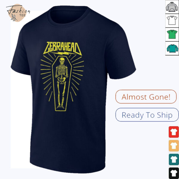 Zebrahead Lay Me To Rest Skeleton Coffin T shirts